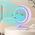 thumbnail image 4 of XGFHYJEH Desk Fan, Small Fan, Tabletop Fan, Small Desk Fan, Small Fans for Desk, Desk Fans for Home, Desk Fans Small Quiet, Portable Personal Electric Fan, Desk Fans under $15.00, 4 of 5