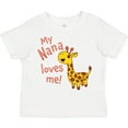 thumbnail image 3 of Inktastic My Nana Loves me- cute giraffe Boys or Girls Toddler T-Shirt, 3 of 5