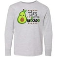 thumbnail image 3 of Inktastic Tía's Little Avocado with Cute Baby Avocado Long Sleeve Youth T-Shirt, 3 of 5