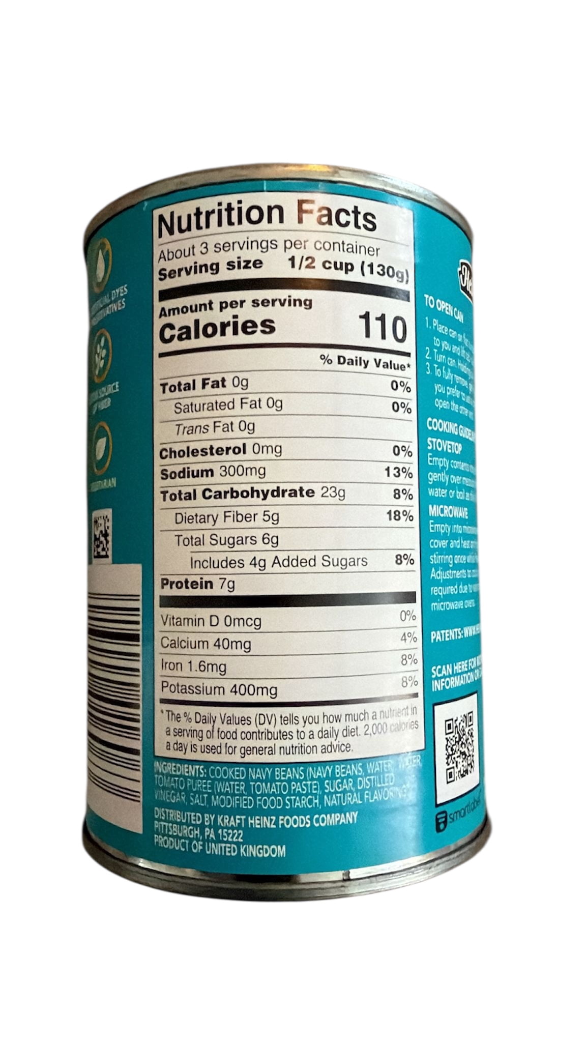 Heinz Beanz British Recipe In Rich Tomato Sauce Canned Beans 1 Can
