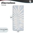 thumbnail image 4 of Stupell Industries Modern Leaf Silhouette on Sky Blue Canvas Art, 10 x 24, by Natalie Carpentieri, 4 of 8