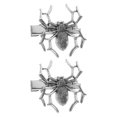 thumbnail image 1 of 2 Pcs Spider Hair Clips Halloween Hairpins Girls Punk Hair Clips Kids Barrette, 1 of 4