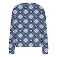thumbnail image 3 of Puntoco Chaqueta De Punto Informal Con Botones Y Estampado De Otoño E Invierno Para Mujer, Abrigo De Felpa, 3 of 4