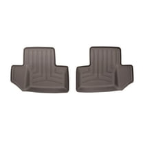 WeatherTech Custom Fit FloorLiners compatible with Jeep Wrangler JK 2-Door, Wrangler 2-Door - 2nd Row (2-Piece Liner), Cocoa