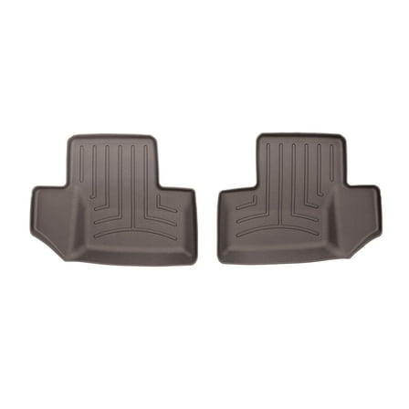 WeatherTech Custom Fit FloorLiners compatible with Jeep Wrangler JK 2-Door, Wrangler 2-Door - 2nd Row (2-Piece Liner), Cocoa