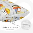 thumbnail image 5 of Bingfone Construction Equipments Worker Standard Size Pillowcase, Long Staple Pure Cotton Envelope Closure Pillow Cover(without pillow core),14"X20", 5 of 9