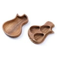 thumbnail image 4 of Delicate Wooden Guitar Pick Box Novel Guitar-shape Plectrum Storage Holder Box with Wood Guitar Accessories 2 Optionals, 4 of 7