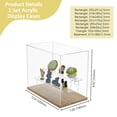 thumbnail image 2 of 3-Tier Acrylic Display Cases Dustproof Showcase for Action Minifigure Display Case Display Boxes Stand for Collectibles Figures Decorations, 2 of 7