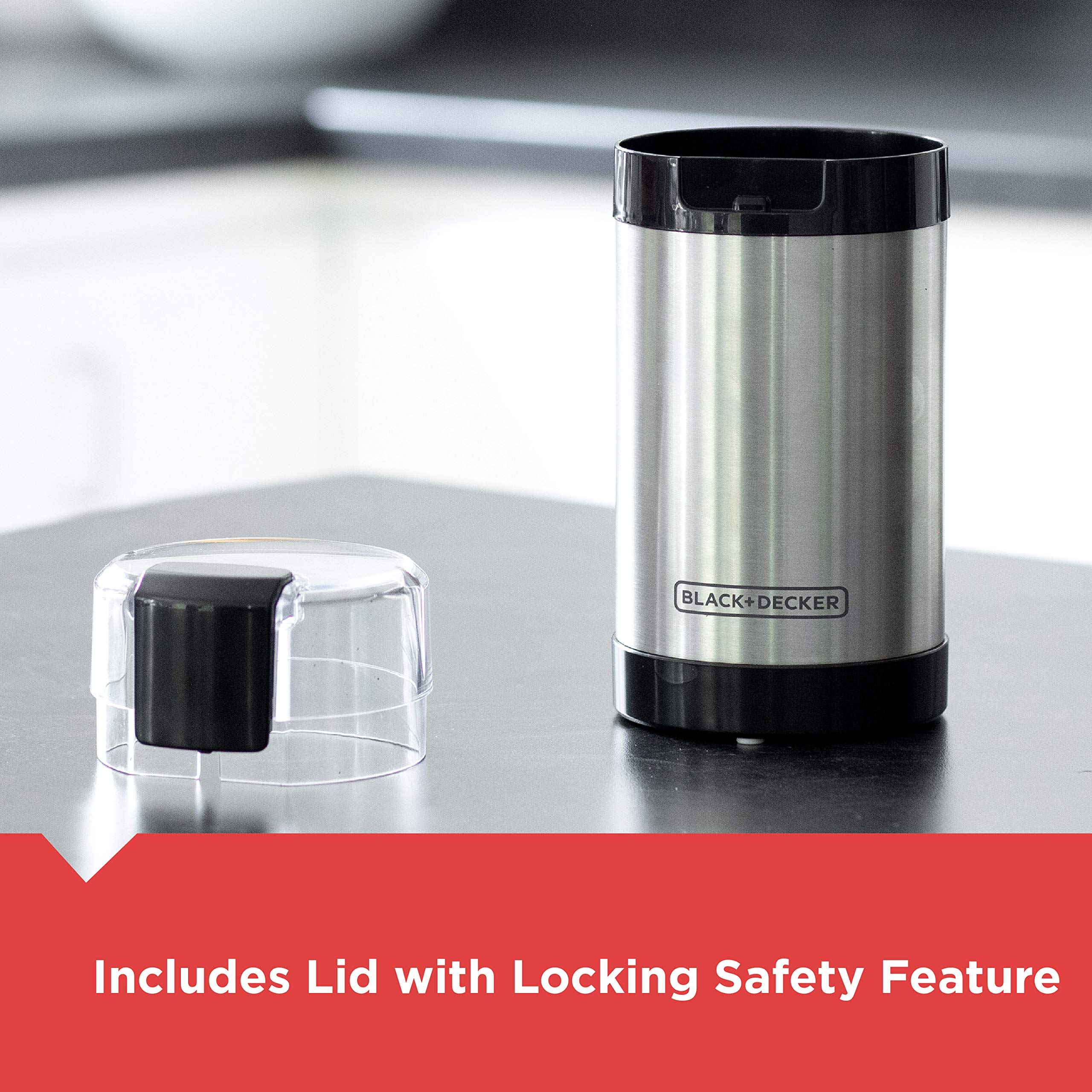 BLACK+DECKER Stainless Steel Coffee Grinder photo 2