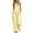 *Yellow, variant on VBVC Women's 2 Piece Cotton-Linen Outfit Set,Ruffle Hem Tank Top and Wide Leg Pants For Women,Ladies Sleeveless Loungewear with Pockets,Beige,S-2XL