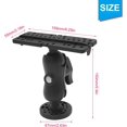 thumbnail image 2 of HUGFEGWE Fish Finder Mount Base, Universal 360 Degree Swivel Fishfinder Mounting Plate U2536-7435, 2 of 7