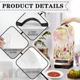 thumbnail image 4 of HELLHERO Blender Protection Polyester Dust Cover Tulip Flower Handle Food Processor Cover for Home Kitchen, 4 of 6
