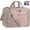 Pink, variant on Laptop Bag 17.3 Inch Laptop Briefcase Large  Laptop Case for Men Women Business Office Work Computer Bag 17 Inch Adjustable  Messenger Bag,