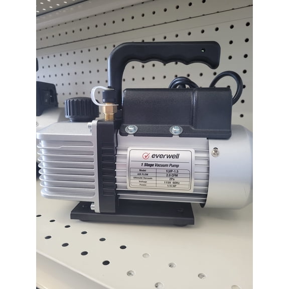 Everwell 2.0 CFM 1/4HP 1-Stage Vacuum Pump 110V/60HZ