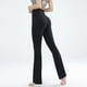 thumbnail image 1 of Leggings de mujer, pantalones de yoga ajustados, pantalones de mujer de cintura alta y pierna ancha, pantalones deportivos acampanados, transpirables, de secado rápido, 1 of 5