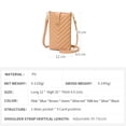 thumbnail image 2 of NOKIO Fashionable Crossbody Purses For Women, Ladies One Strap Messenger Bag Women Small Fashion Vertical Fresh And Sweet Shoulder Bag Multi Functional Crossbody Ladies One Strap Messenger Bag, 2 of 5