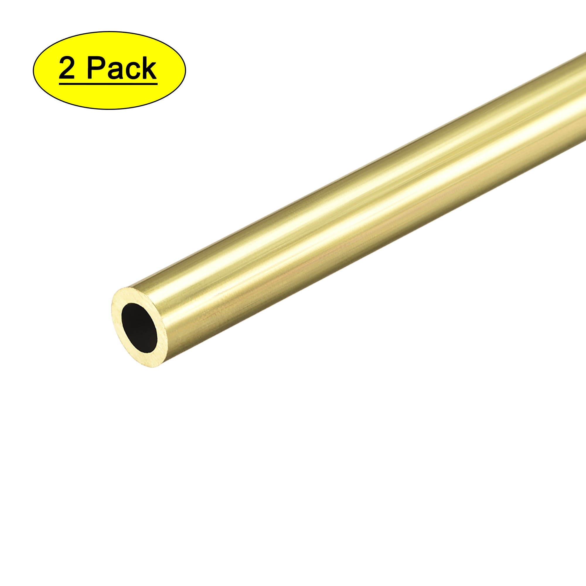 300mm Length 3mm OD 0.75mm Wall Thickness Seamless Straight Pipe Tubing 3 Pcs uxcell Brass Round Tube