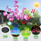 thumbnail image 4 of Paquete de 2 luces de orquídeas con energía solar, para decoración de caminos de césped, patio, villa, 4 of 5