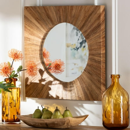 bali & pari Mosa Boho Mirror, Natural