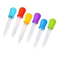 thumbnail image 4 of Baby Droppers Plastic Silicone Baby Pipettes Devices Infant Droppers Feeders Color Random, 6pcs, 4 of 10