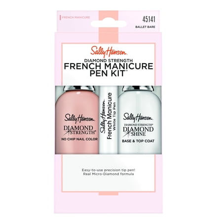 Sally Hansen Diamond Strength French Manicure Pen Set, Ballet Bare, 1 (Best At Home French Manicure Kit)