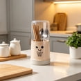 thumbnail image 6 of Txlpkdyx Kitchen Chopstick Holder with Lid,Countertop Cutlery Storage Rack,Dustproof Utensil Caddy for Silverware Spoons Forks Cooking Tools, 6 of 6