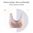 thumbnail image 6 of Spdoo Women Nursing Bras Cotton Breastfeeding Tank Wire Free V-neck Maternity Bra Front Snap Padded Sleep Bralettes Wide Shoulder Strap XXL One Size, 6 of 6