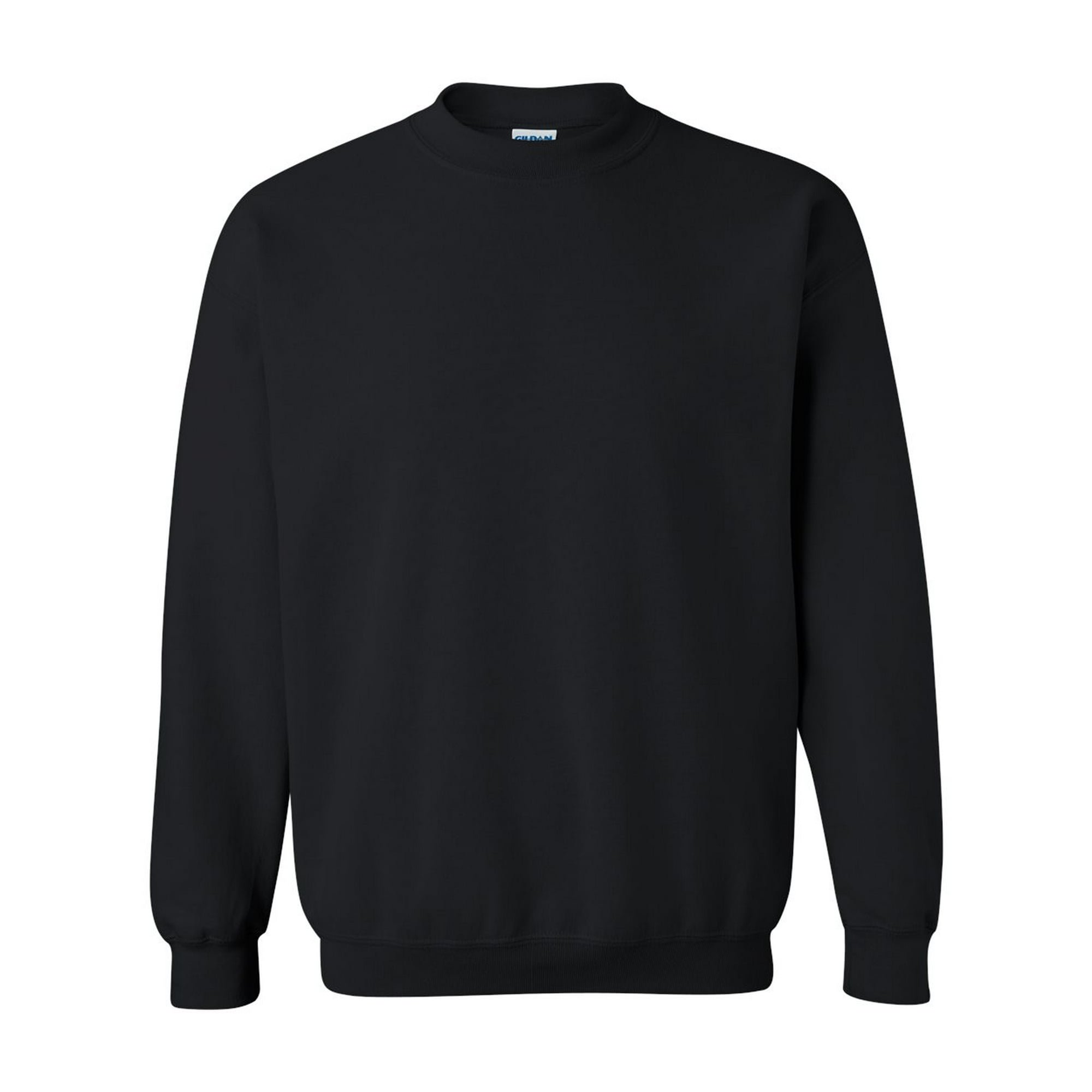 Gildan Crewneck Heavy Blend Sweatshirt For Men And Women Long Sleeve Black