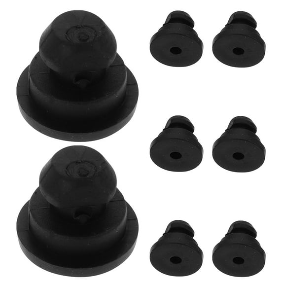 Hemoton 8pcs Rubber Feet for Cookers and Slow Cookers, Non-Slip Cooker Accessories for Pot Stabilization Universal Cooker Leg Replacements for Kitchen Appliances