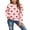 01-Pink, variant on Pullover Sweater for Women Valentine's Day Cute Heart Print Warm Sweaters Knitted Sweaters Shermie
