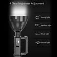 thumbnail image 3 of Rechargeable Spotlight Flashlights High Lumens, 90000 Lumens Super Bright LED Searchlight Flashlight with Tripod and USB Output, IPX5 Waterproof, for Emergencies, Fishing, Hiking, Camping, 3 of 7