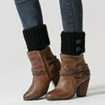 thumbnail image 1 of Dyfzdhu Women Winter Warm Knit Leg Warmers Crochet Leggings Slouch Boot Socks, 1 of 4