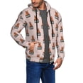 thumbnail image 2 of Honeii German Shepherd Dog Print Hoodies for Men, Pullover & Full Zip, Breathable Zip up Hoodie, Sweatshirt-3X-Large, 2 of 5