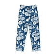 thumbnail image 4 of Xecao Rose Flowers Men's Straight Lounge Pajama Pants: The Ultimate in Comfortable Sleepwear, 4 of 9
