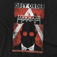 thumbnail image 2 of Arkham City T-Shirt Obey Order Poster Unisex Graphic Tee For Men & Women, 2 of 7