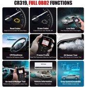 LAUNCH CR319 OBD2 Scanner, Engine Fault Code Reader, Car Diagnostic Scan Tool with Full OBD2 Functions DTC Lookup