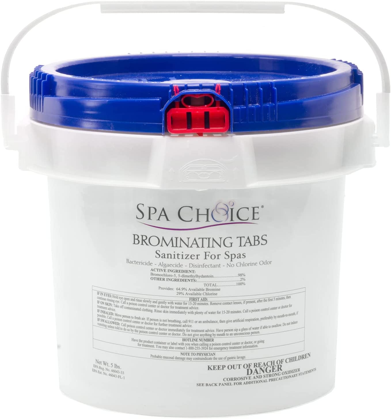 [5 lbs] Bromine Tablets for Hot Tubs & Spas Brominating Tabs