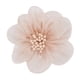 thumbnail image 1 of Xiao Hua 10 flores de organza con apliques de cuentas (champán), 1 of 5