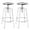 Chrome, variant on Modern Metal Bar Stools Set of 2, Backless Round Counter Height Swivel Bar Stools for Kitchen Island Dining Pub Cafe (Gold)
