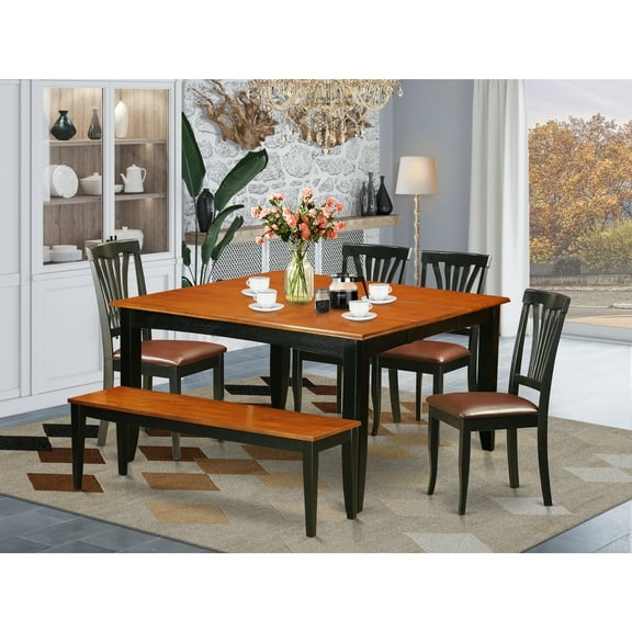 Tuscan Dining Room Set - 54 Inch Table & 8 Chairs - Saddle Brown - Home Stock