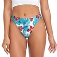 thumbnail image 1 of Balery Hawaiian Style Tangas de Algodón para Mujer con Estampado – Ropa Interior Sexy, Transpirable, G-string-Medium, 1 of 6