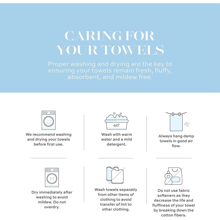 White Classic Luxury Hand Towels - Soft Cotton Absorbent Hotel Towel  16x30, Brown, 6-Pack