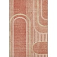 thumbnail image 2 of Addison Rugs Mayfield Washable Transitional Art Deco Salmon Rectangle Rug, 3' x 5', 2 of 6