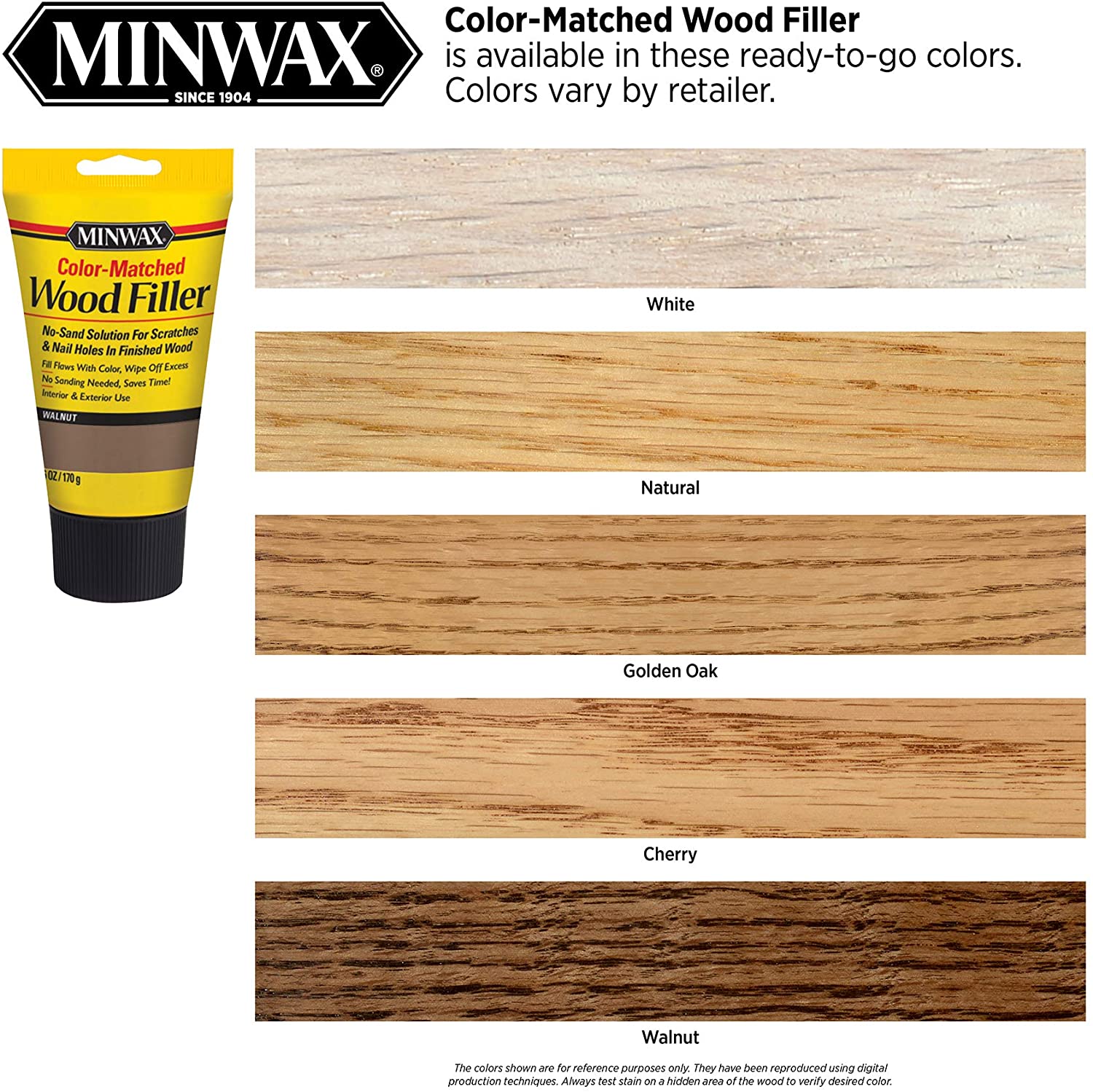 Minwax 1014415 6 Oz White Wood Filler Walmart Com Walmart Com
