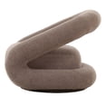 thumbnail image 3 of Divani Casa Tony - Modern Brown Fabric Swivel Accent Chair, 3 of 5