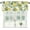 Green Lemon, variant on Nature Window Valance Flowering Lemon Woody Plant Romance Habitat Citrus Fresh Background Window Treatment Valances, Rod Pocket Curtain Valances for Kitchen Bedroom, 54" X 18", 1 Panel, Fern Green