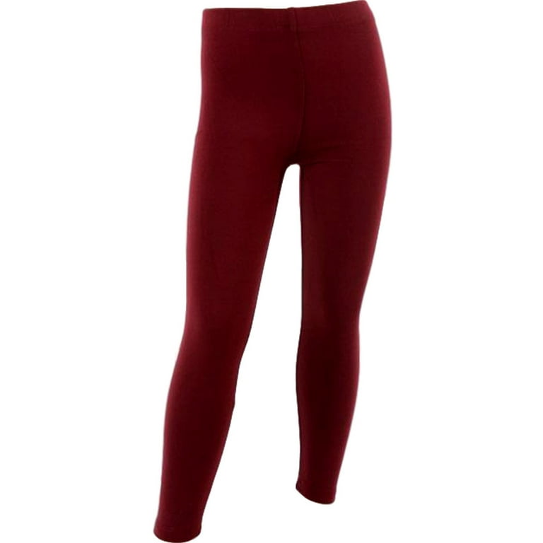 Burgundy leggings hotsell kids