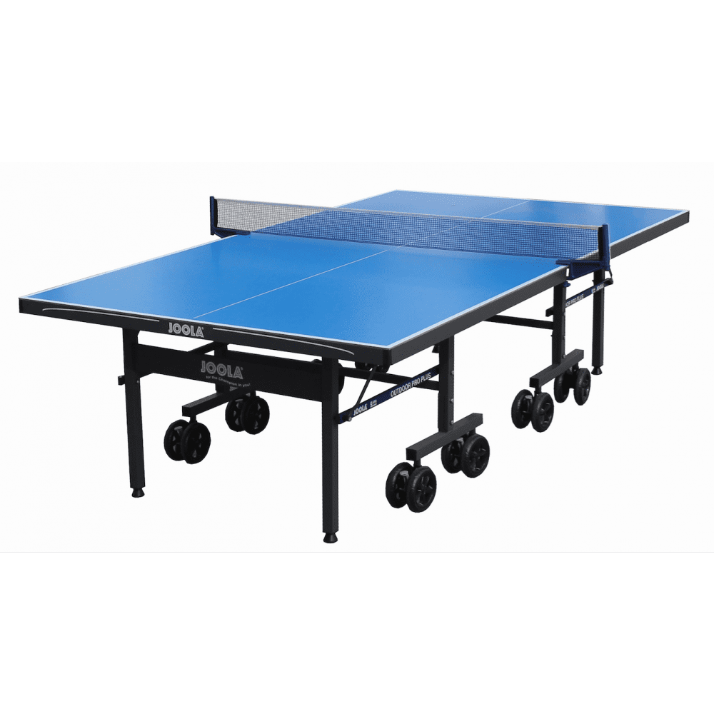 JOOLA Nova Plus Outdoor/Indoor AllWeather Table Tennis Table with Ping