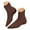Brown, variant on Womens Flat Ankle Boots Stretch Pointed Toe Pull on Fall Winter Fashion Casual Dress Booties