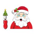 thumbnail image 1 of Riwesomey Etiqueta engomada del limpiaparabrisas de la ventana trasera del coche de Papá Noel estilo de coche de Navidad divertido brazo que agita las Automoción decorativa y accesorios No.08 Riwesomey VI1434-08B, 1 of 6